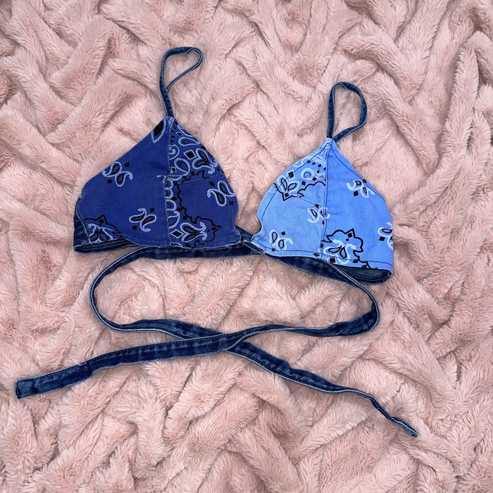 Bandana Jean Tie Top